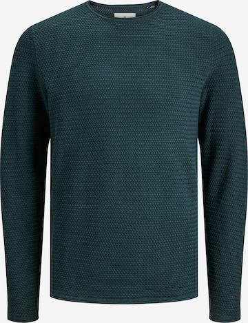 JACK & JONES Sweater 'BLUMIGUEL' in Green: front