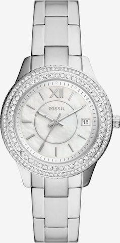 FOSSIL Analogové hodinky 'Stella' – stříbrná: přední strana