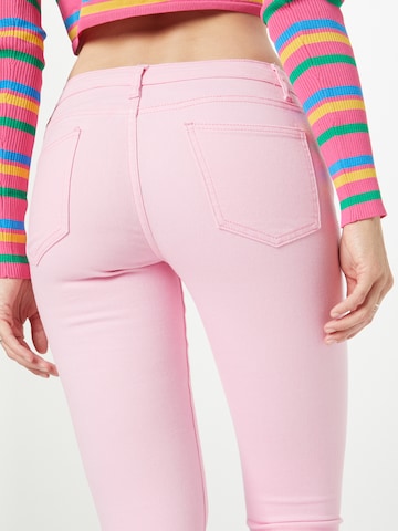 Edikted Flared Jeans in Pink