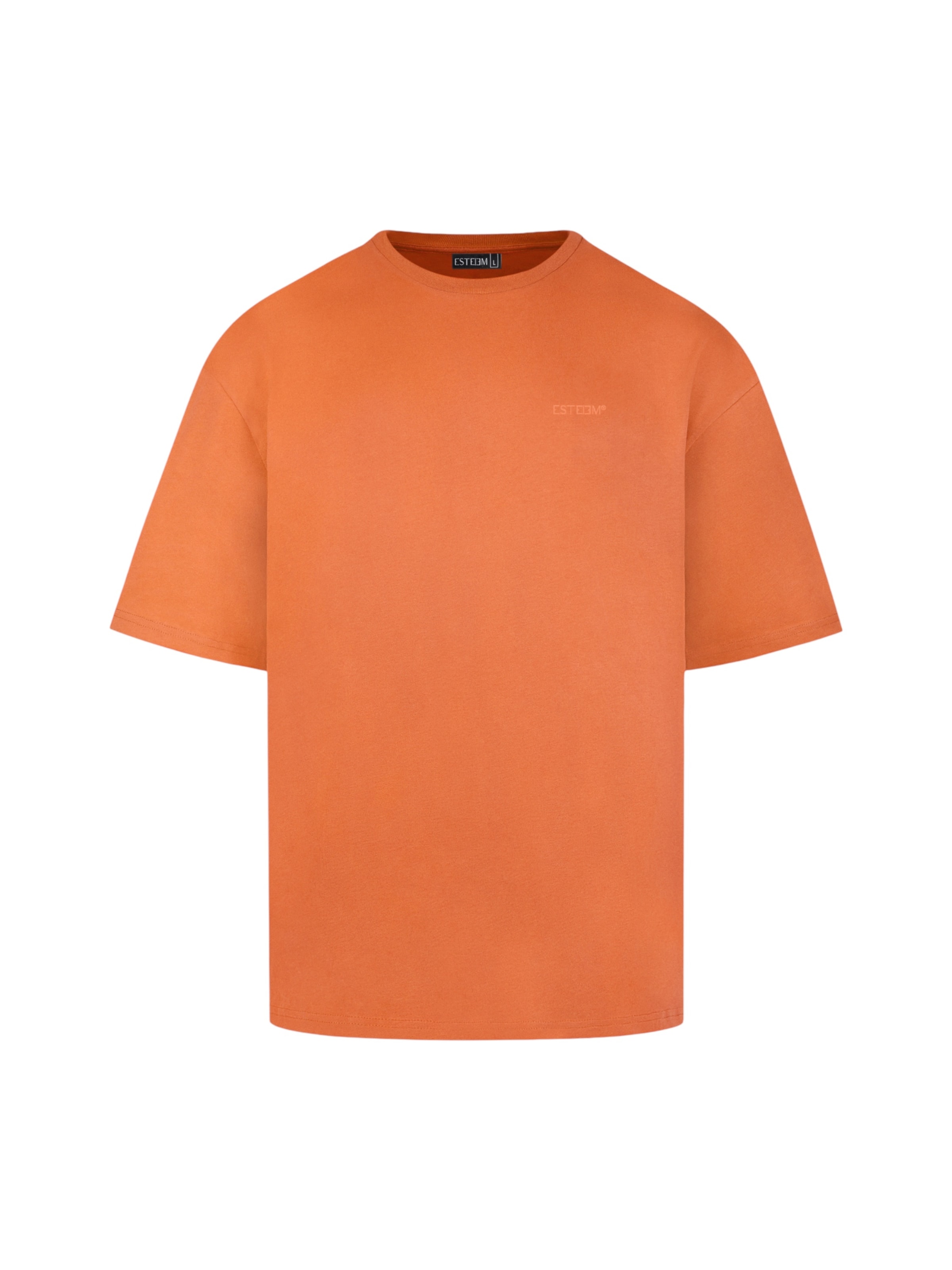 ESTEEM Shirt 'Essential' in Oranje: voorkant
