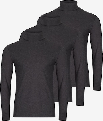 Ragman Shirt 'Basic' in Grey: front