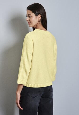STREET ONE Pullover in Gelb
