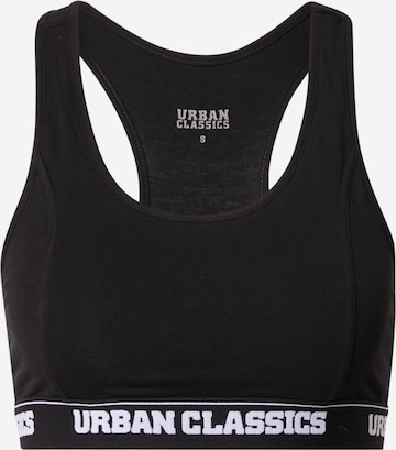 Urban Classics Bralette Bra in Black: front