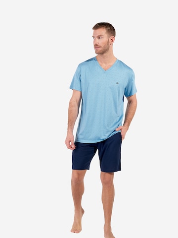 Pyjama court ' Walter Short Sleepwear ' HOM en bleu : devant
