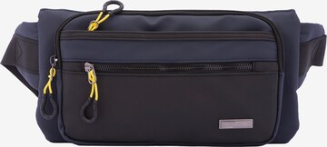 Marsupio 'Marsupio B Cavalli uomo poliestere con zip e tracolla' di B. Cavalli in blu: frontale