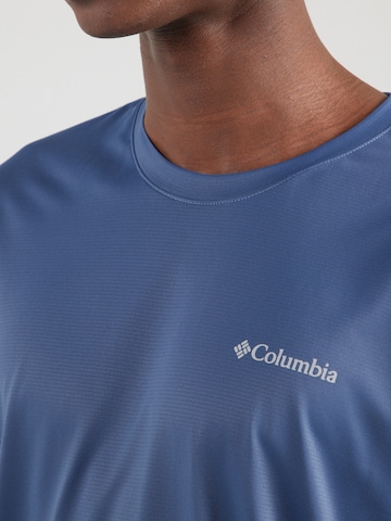 COLUMBIA Funkčné tričko 'Hike' - Modrá