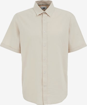 WE FashionRegular Fit Košulja - smeđa boja: prednji dio