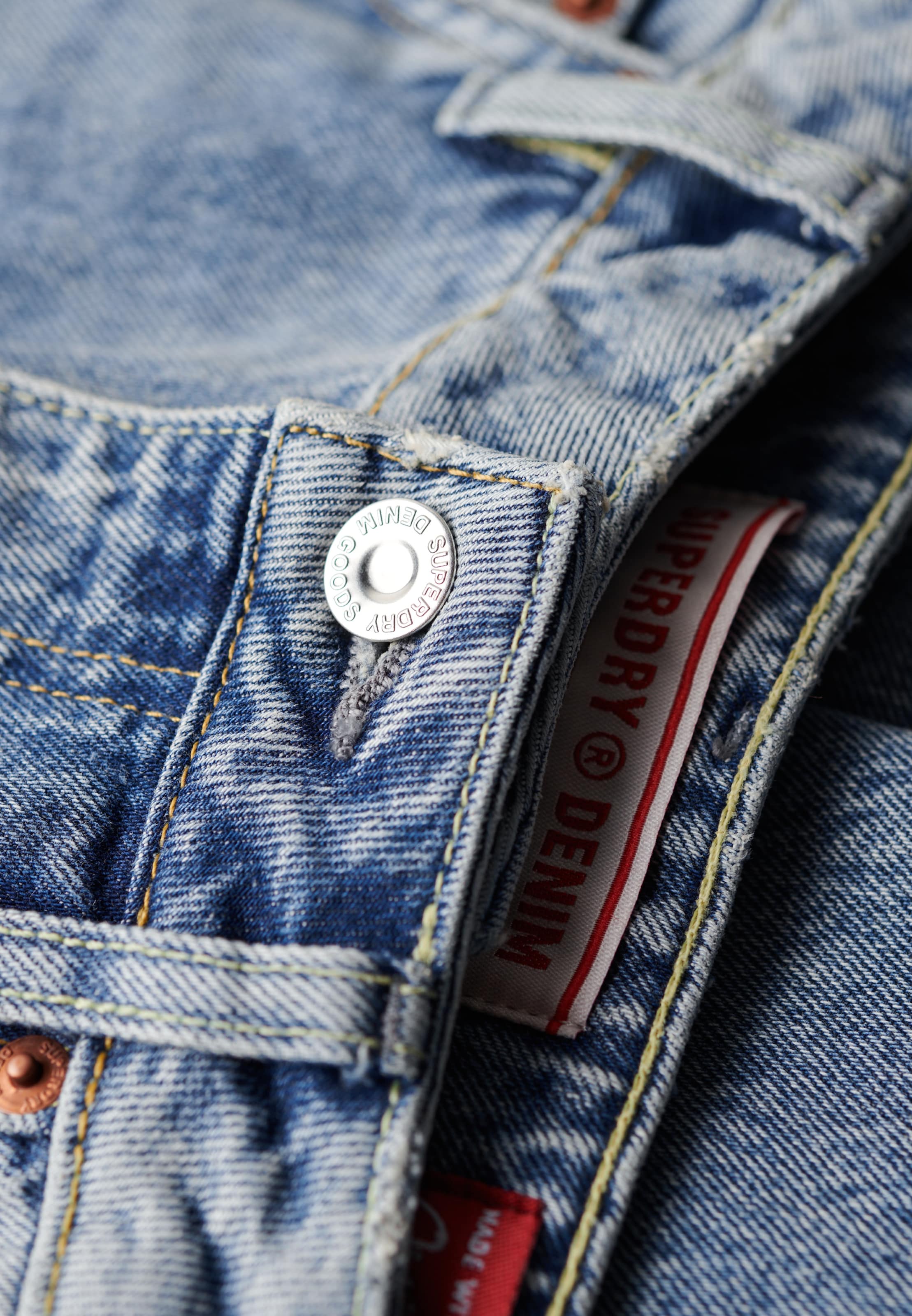 Superdry Wide Leg Jeans in Blau