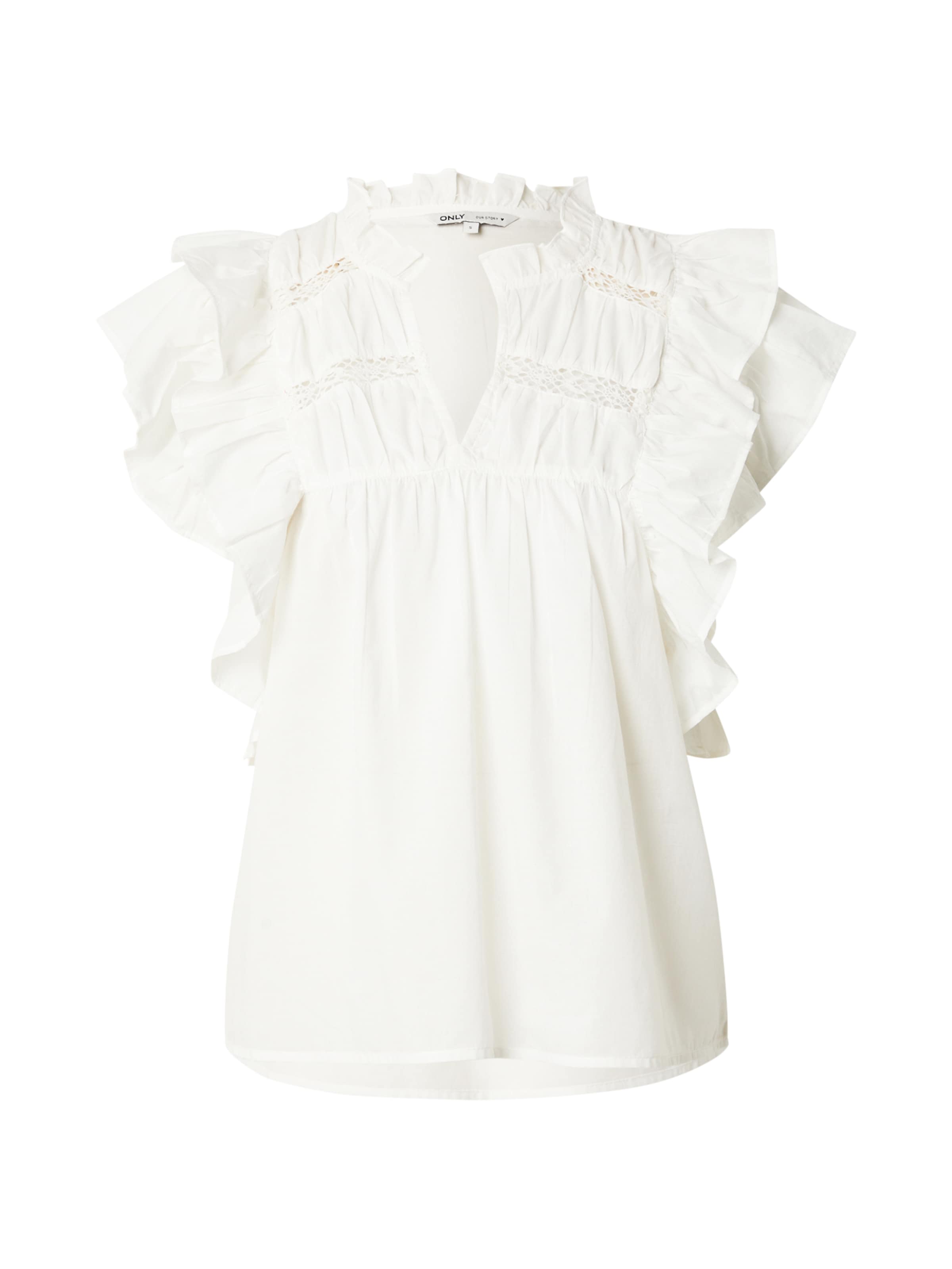 ONLY Μπλούζα 'ONLSunny' σε λευκό: μπροστά