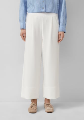 Wide Leg Pantalon à pince s.Oliver en beige