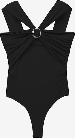 Pull&Bear Paitabody värissä musta: etupuoli