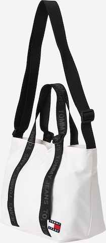 Tommy Jeans Nakupovalna torba 'Essential' | bela barva