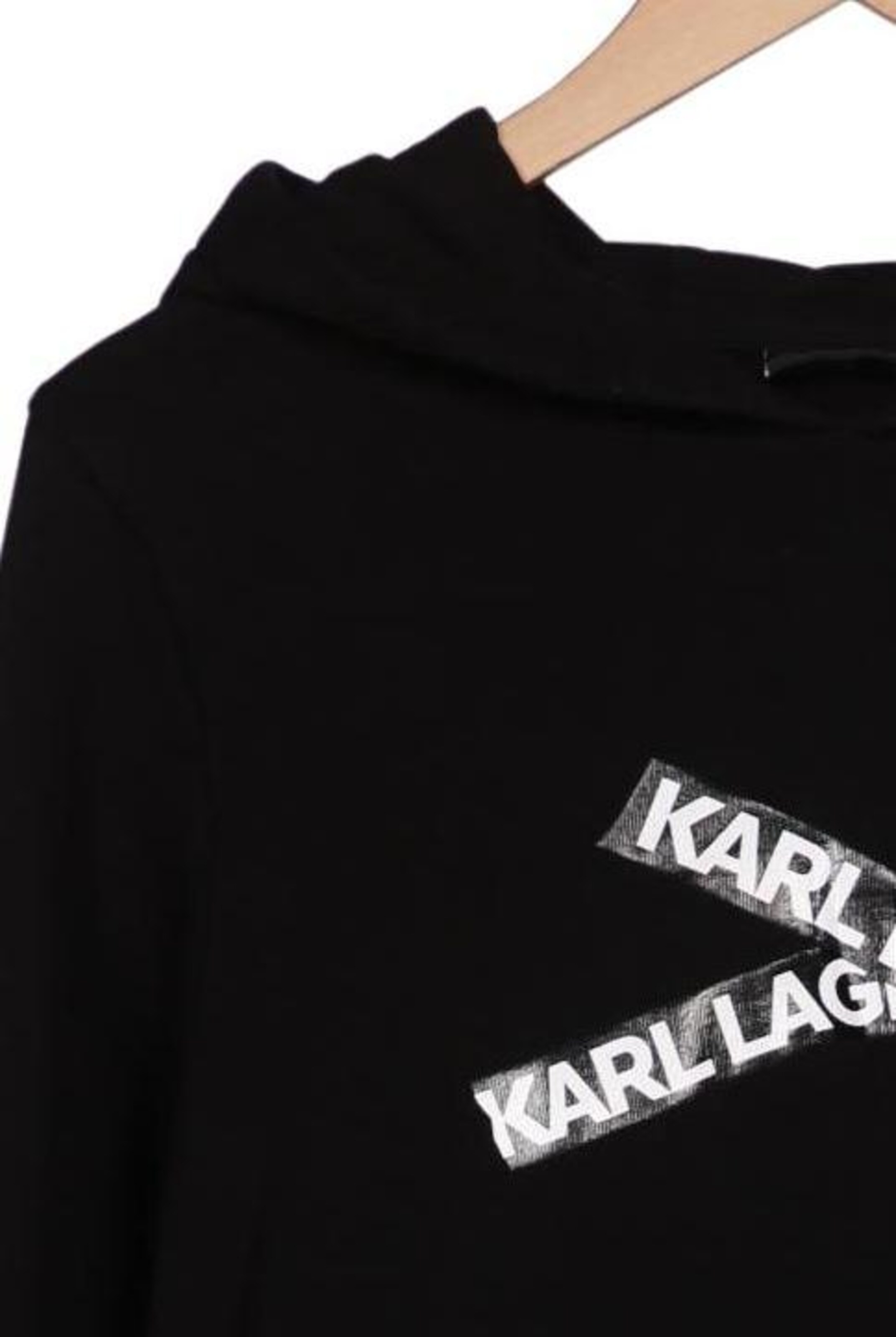 Karl Lagerfeld Kapuzenpullover S in Schwarz