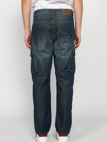 Regular Jeans cargo KOROSHI en bleu