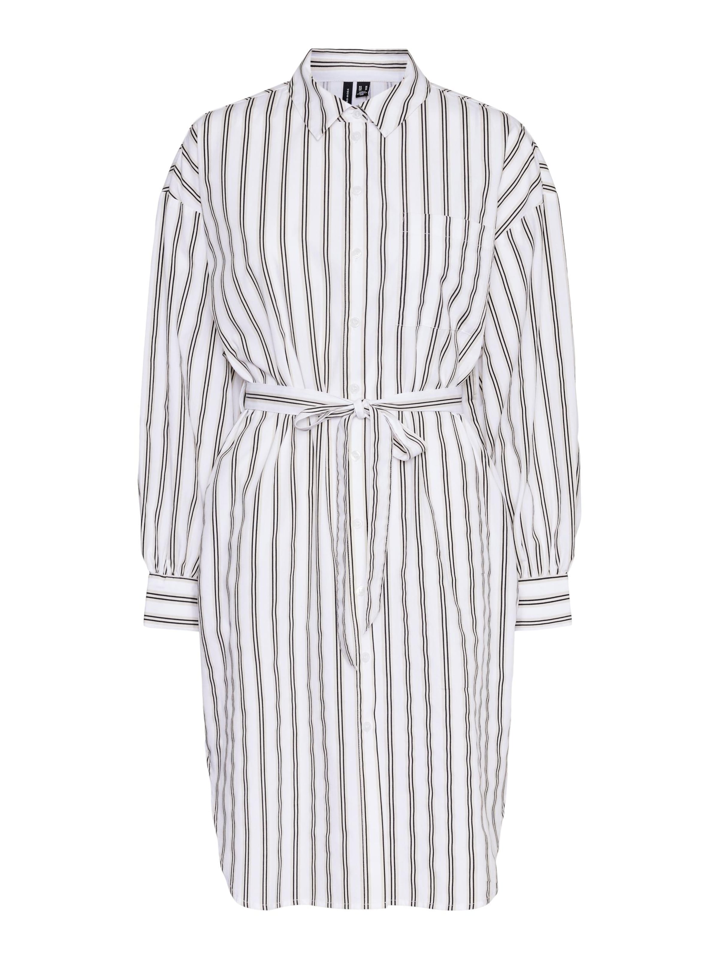 VERO MODA Shirt Dress 'Bea' in White: front