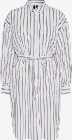 VERO MODA - Vestido camisero 'Bea' en blanco: frente