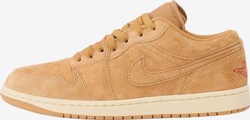 Jordan Matalavartiset tennarit 'AIR JORDAN 1' värissä ruskea: etupuoli