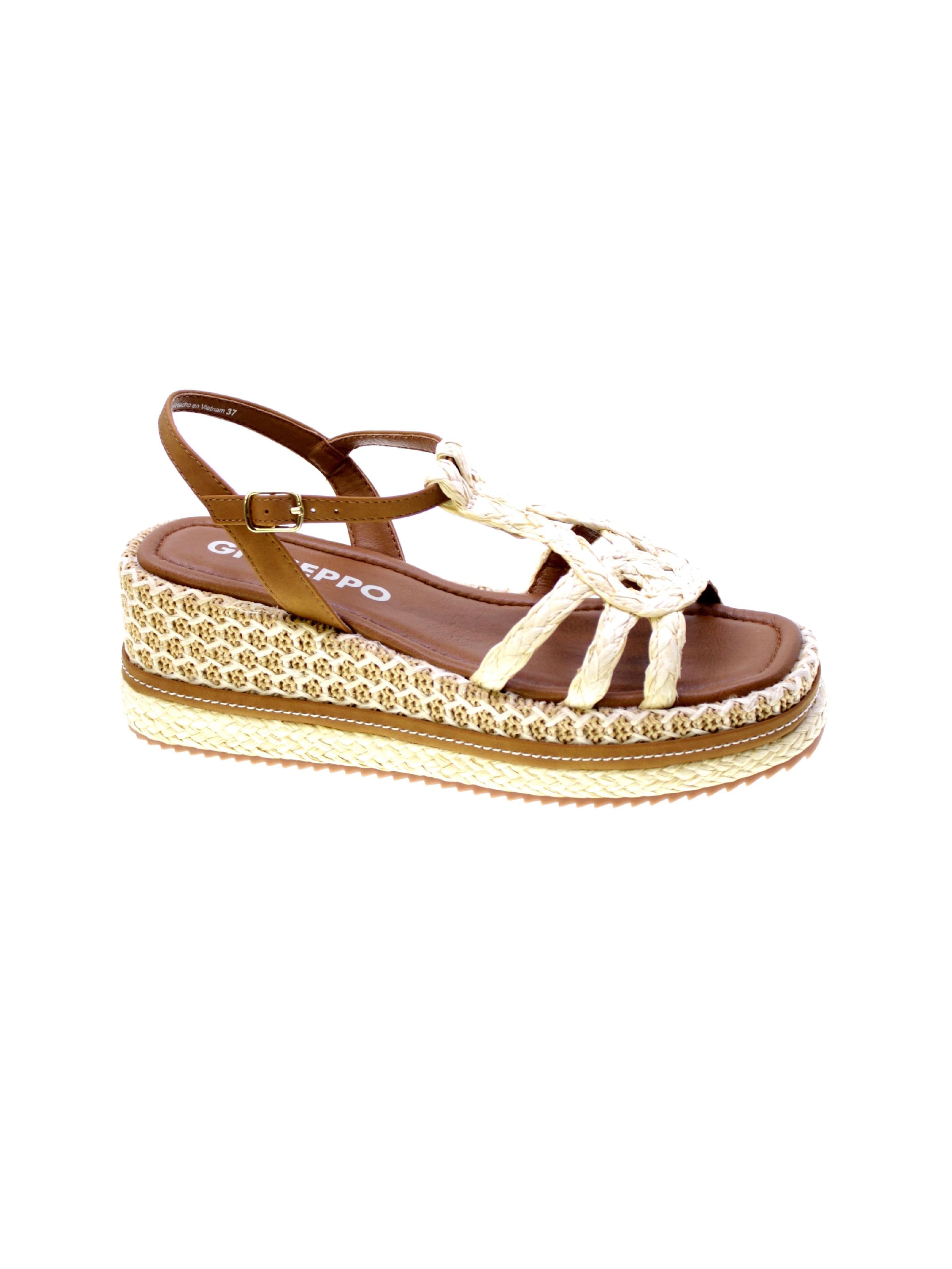 Sandalo di GIOSEPPO in rosa: frontale