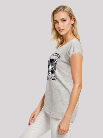 F4NT4STIC Shirt 'Kätzchen You Gotta Be Kitten Me!' in Grijs