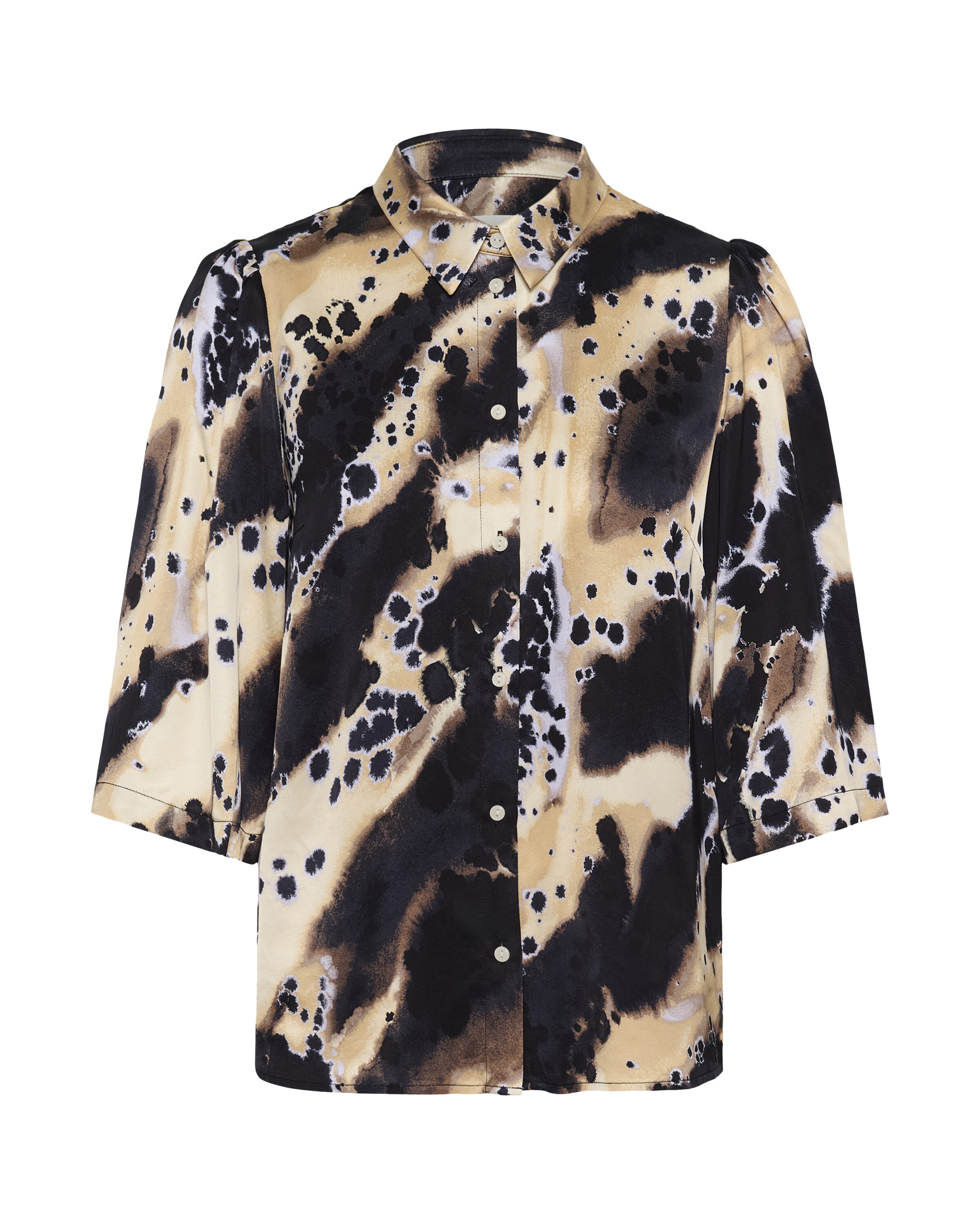Chemisier 'SLClero' SOAKED IN LUXURY en marron : devant