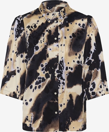 Chemisier 'SLClero' SOAKED IN LUXURY en marron : devant