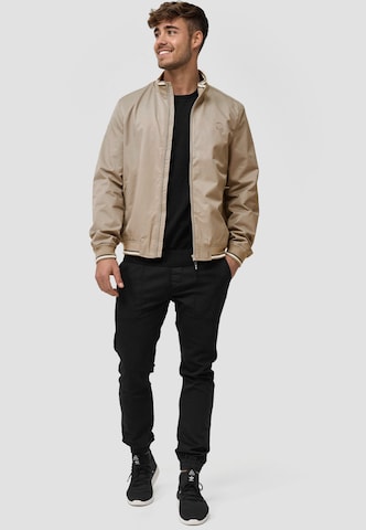 INDICODE JEANS Between-Season Jacket 'EDI' in Beige