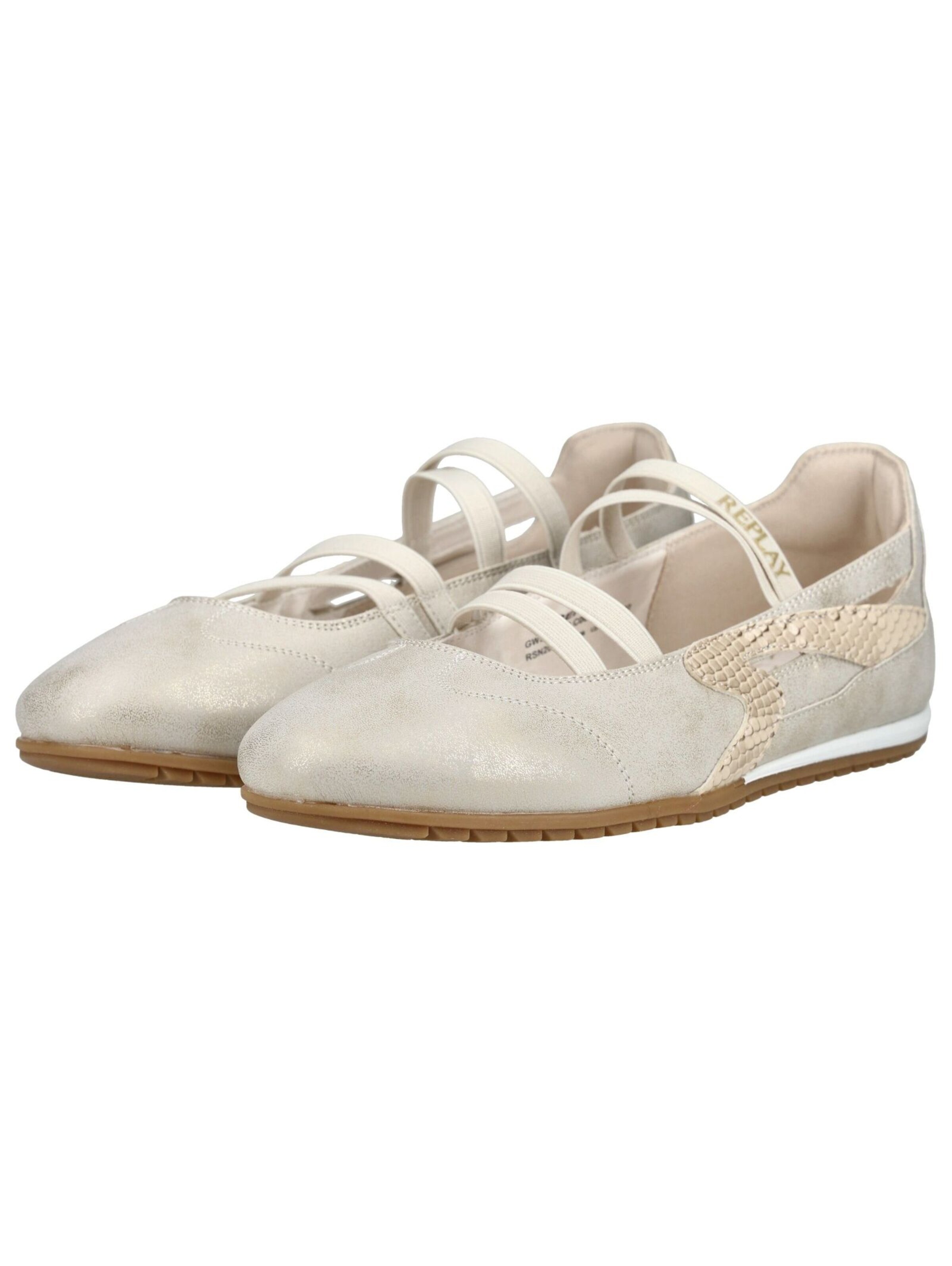 REPLAY Ballerina met riempjes in Goud