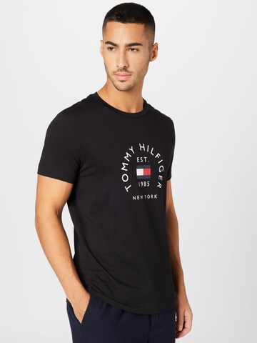 TOMMY HILFIGER T-Shirt in Schwarz: Vorderseite