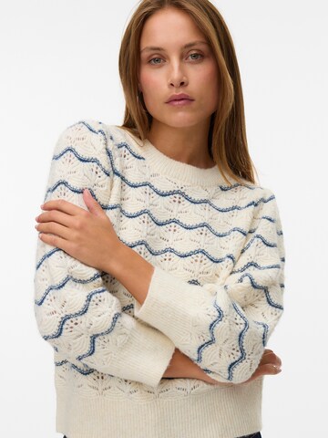 VERO MODA Pulóver 'VMLEONOR' - bézs