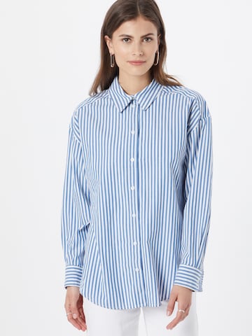 Camicia da donna di Monki in blu: frontale