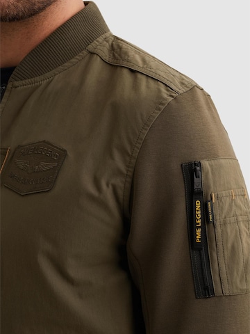 Giacca di mezza stagione 'Hybrid jacket with flight pocket' di PME Legend in verde