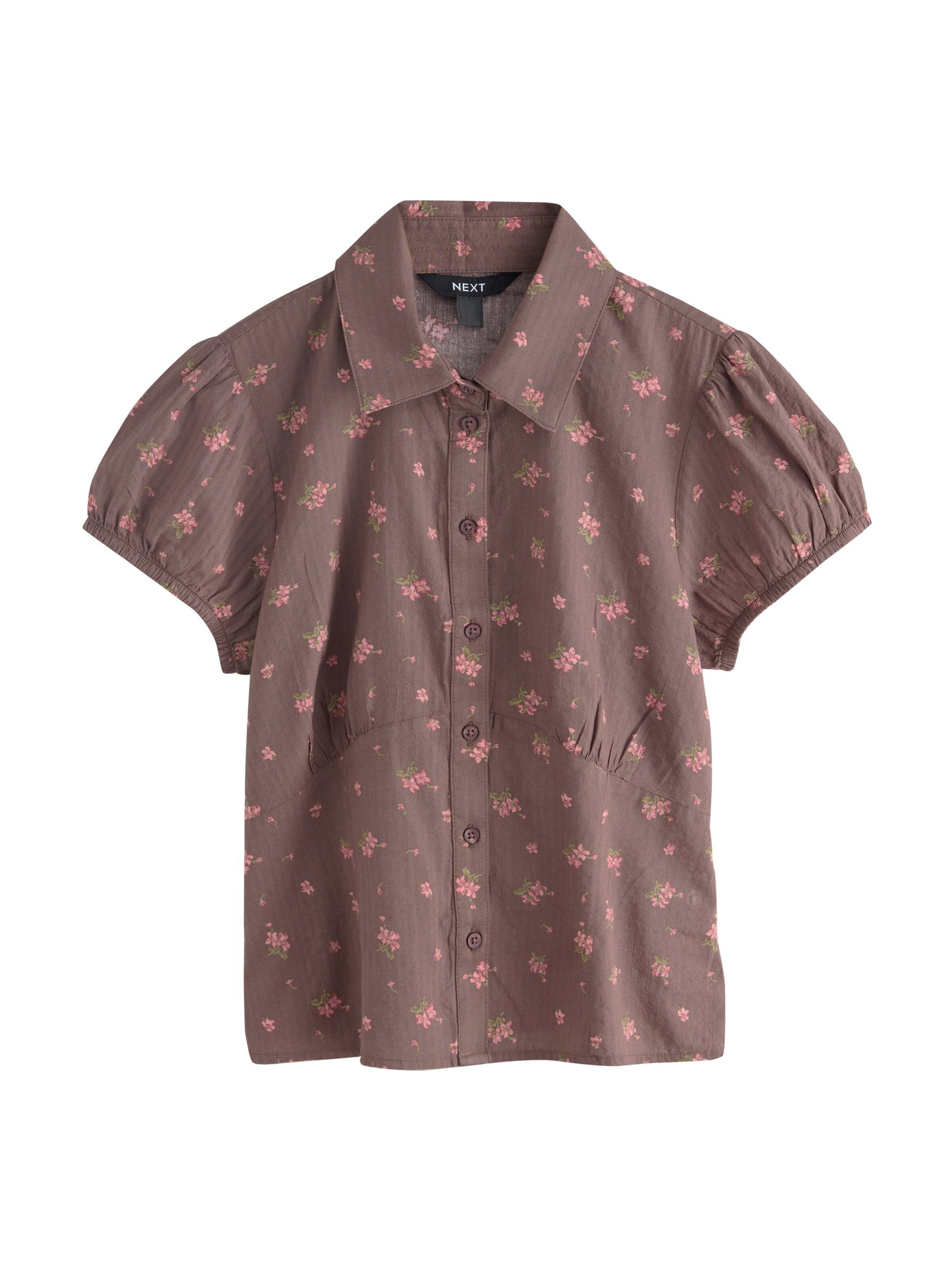 Next Bluse in Braun: Vorderseite