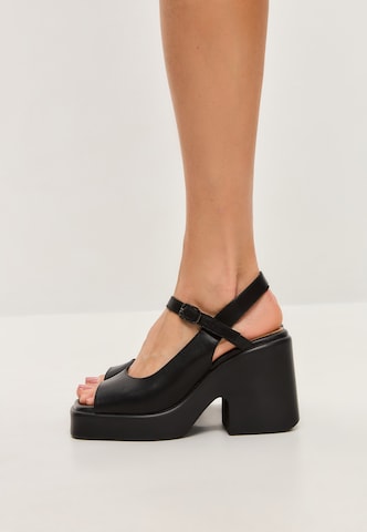 CESARE GASPARI Slingpumps in Schwarz
