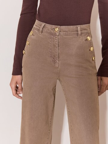 Lipsy Wide leg Jeans in Beige