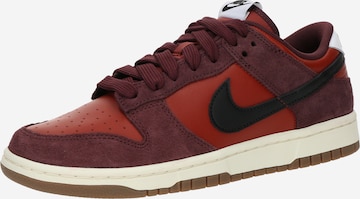 Nike Sportswear Matalavartiset tennarit 'DUNK' värissä punainen: etupuoli