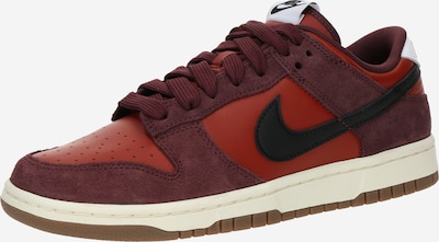 Nike Sportswear Matalavartiset tennarit 'DUNK' värissä punainen / burgundin punainen / musta, Tuotenäkymä