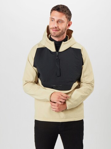 Reebok Athletic Jacket in Beige: front