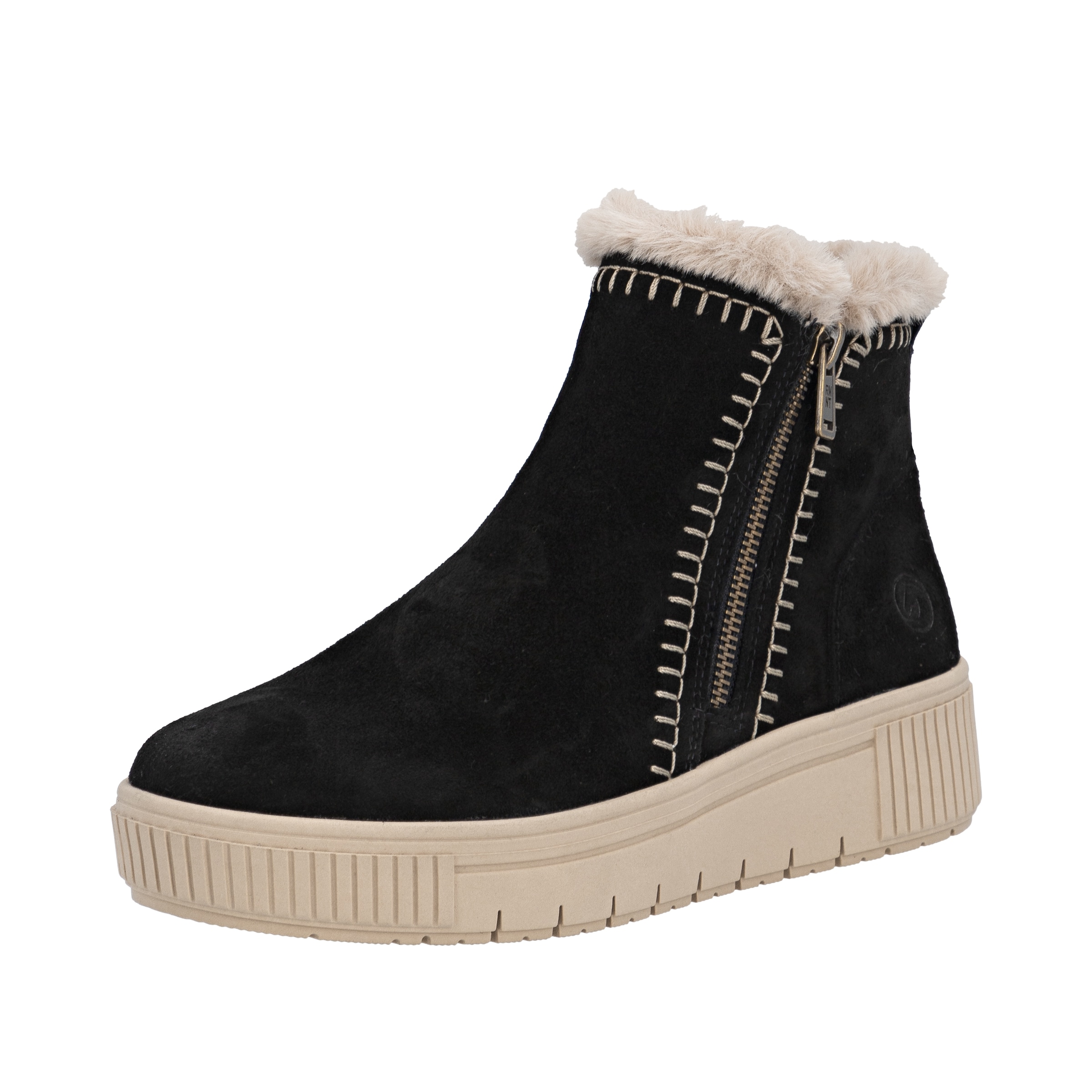 Stivaletto di REMONTE in nero: frontale