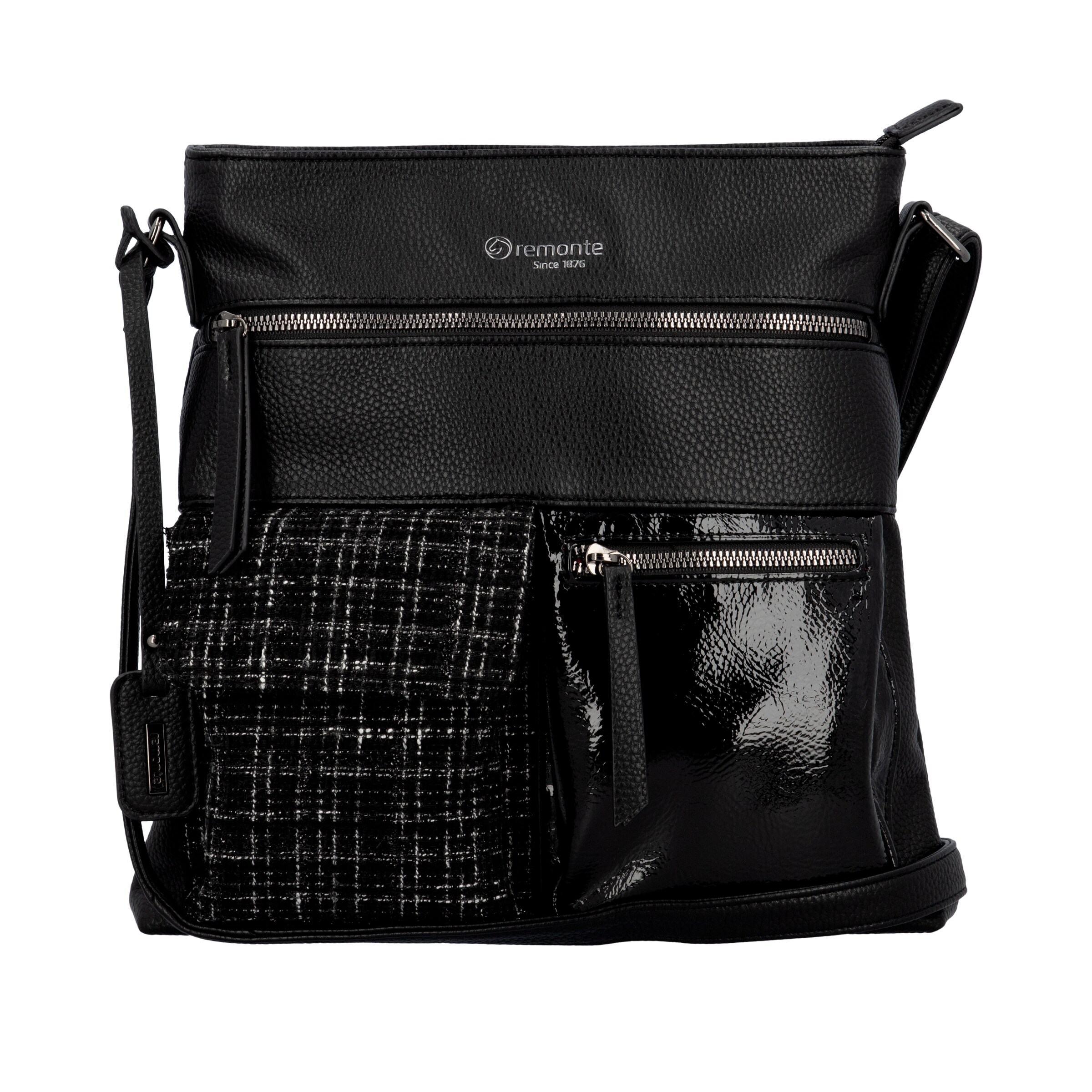 REMONTE Crossbody Bag 'Q0729' in Black: front