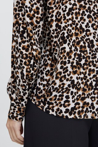 Camicia da donna 'Elima' di ICHI in marrone