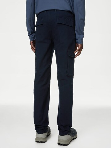 Marks & Spencer Slim fit Cargo trousers in Blue