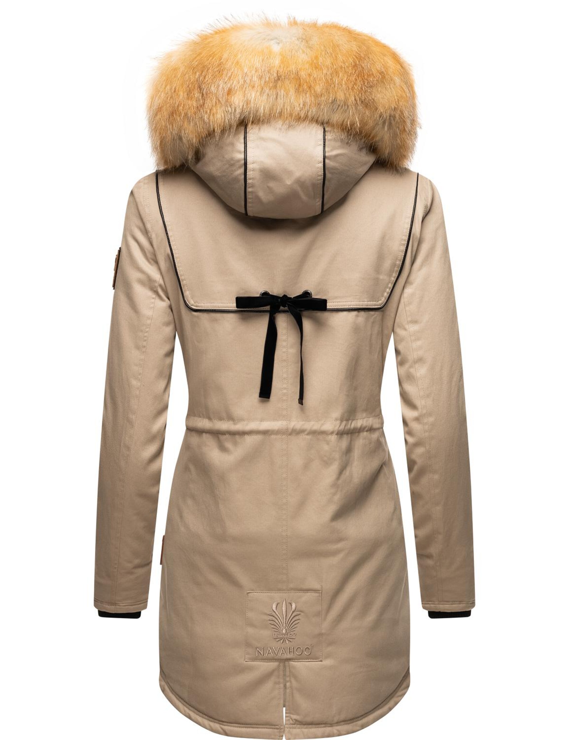 NAVAHOO Winter parka 'Bombii' in Brown