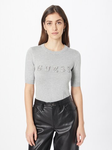 GUESS Pullover 'CHANTAL' in Grau: predná strana