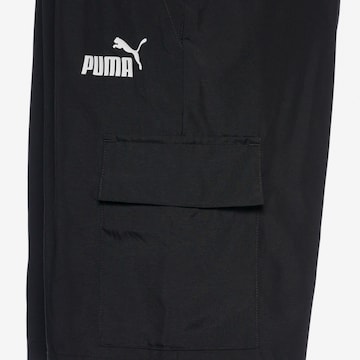 PUMA Loose fit Cargo Pants 'Essentials' in Black