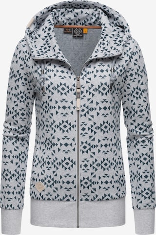 Ragwear Sweat jacket 'Cinda' in Grey: front