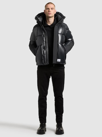 Veste d’hiver 'Alst' khujo en noir