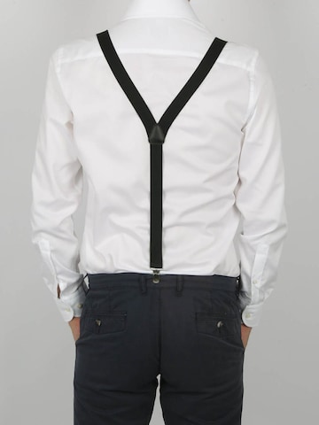 Profuomo Suspenders in Black