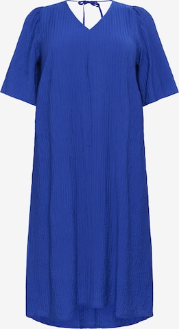 Robe 'Lisana' KAFFE CURVE en bleu : devant