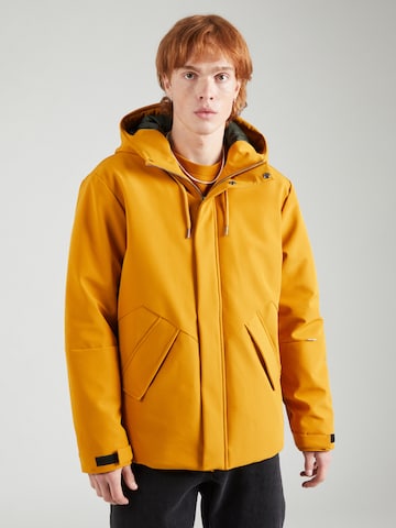 BLEND Зимняя куртка в Желтый: спереди