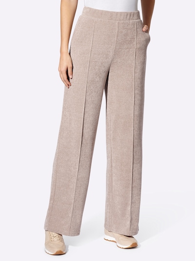 heine Pantalon en beige, Vue avec produit